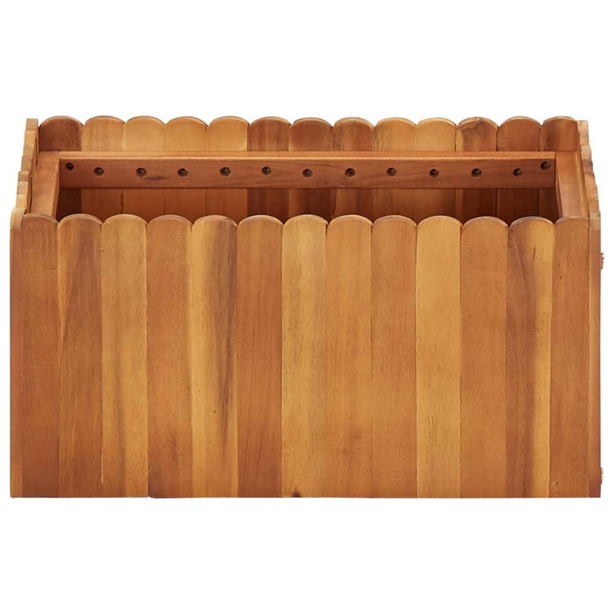 VIDAXL Lit sureleve de jardin 50x30x25 cm Bois massif d'acacia