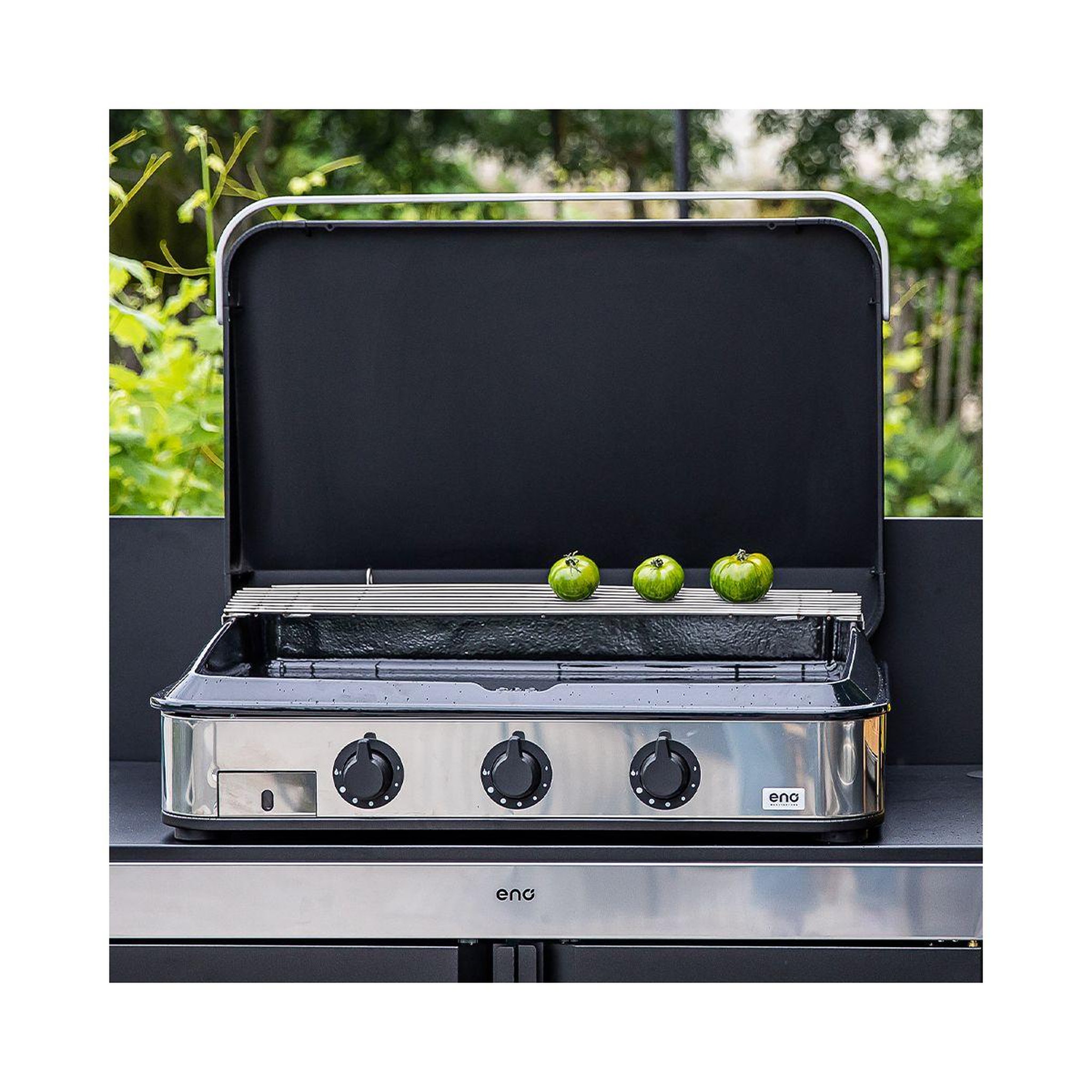 Voir la diapositive 3 : Eno Couvercle plancha plancha 80 noir cps8085