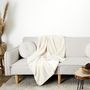 Voir la diapositive 3 : Paris Prix Plaid Bouclé  Sherpa  120x150cm Écru