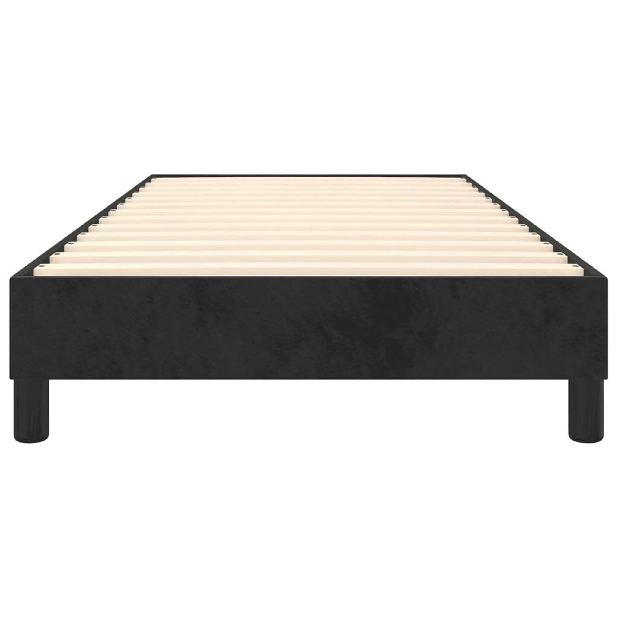 Voir la diapositive 5 : VIDAXL Cadre de lit sans matelas noir 90x190 cm velours