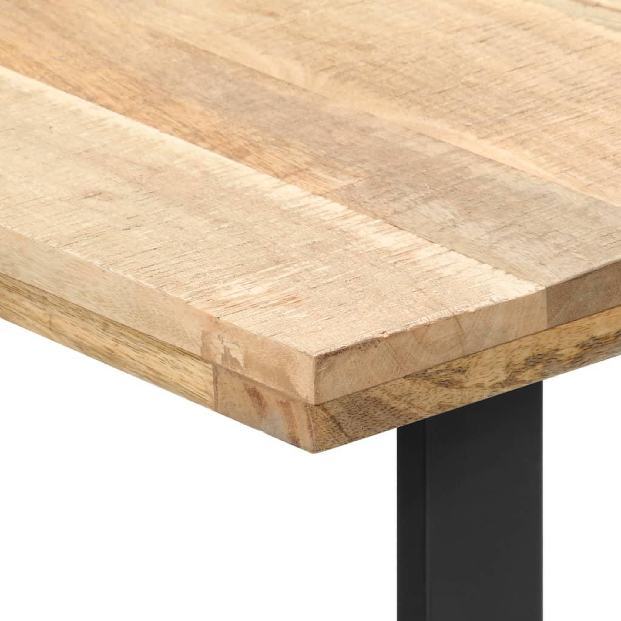 Voir la diapositive 4 : VIDAXL Table de salle a manger 180x90x76 cm bois de manguier massif