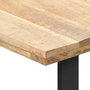 Voir la diapositive 4 : VIDAXL Table de salle a manger 180x90x76 cm bois de manguier massif