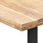Voir la diapositive 4 : VIDAXL Table de salle a manger 180x90x76 cm bois de manguier massif
