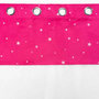 Voir la diapositive 3 : Paris Prix Rideau Voilage Phosphorescent  Moonlight  140x240cm Fuchsia