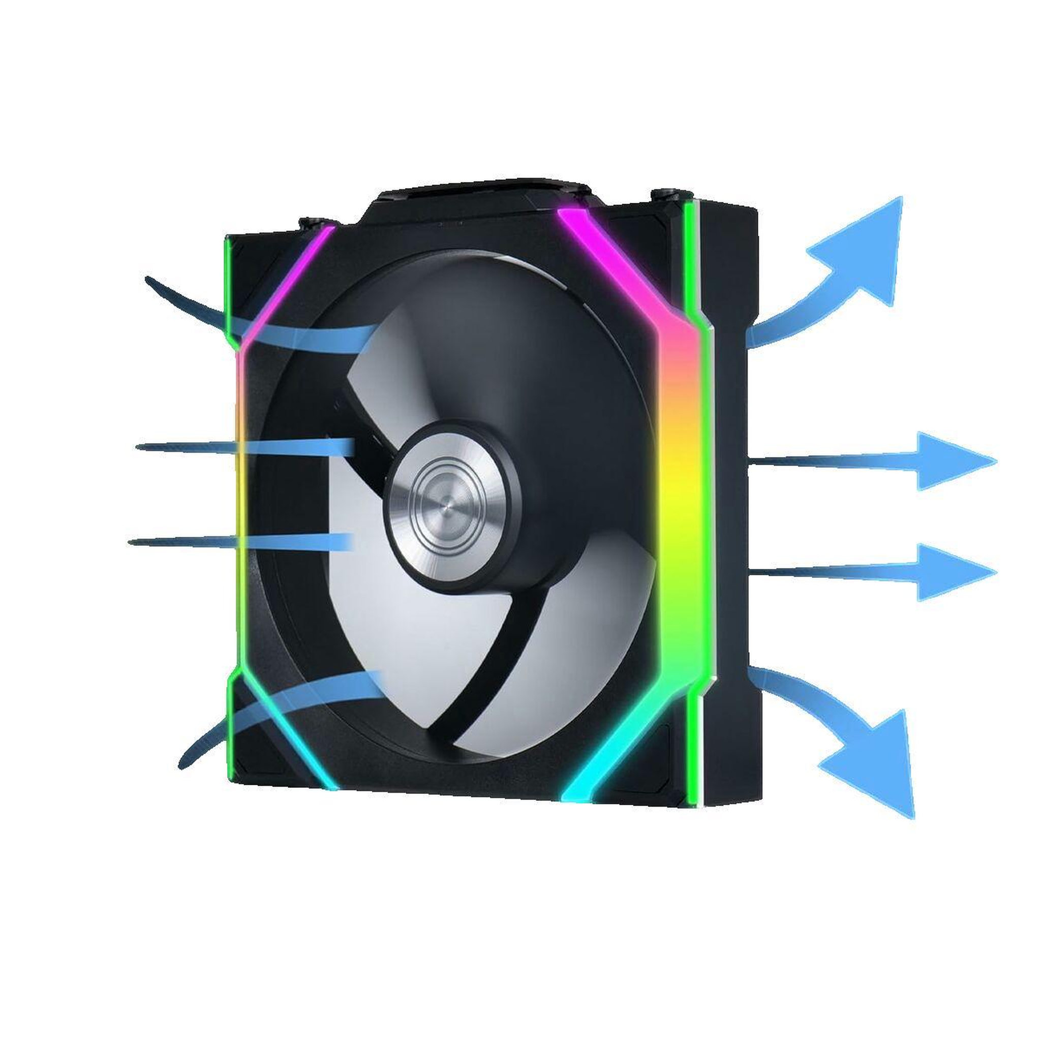 Voir la diapositive 2 : Lian-li Ventilateur Lian Li UNI FAN SL Wireless 120 mm Noir