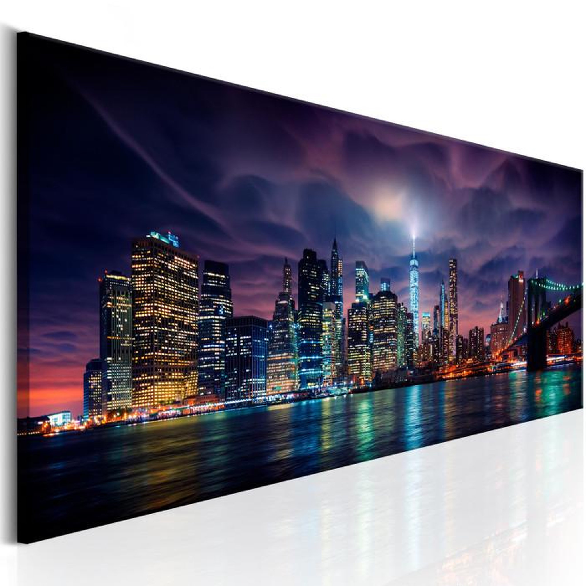Paris Prix Tableau Imprimé  New York : Dark City. Coloris disponibles : Multicolore