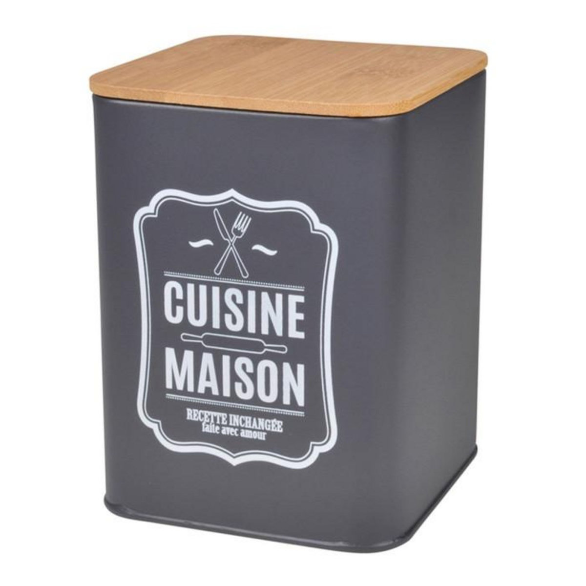Paris Prix Boîte de Conservation  Vintage  13cm Anthracite