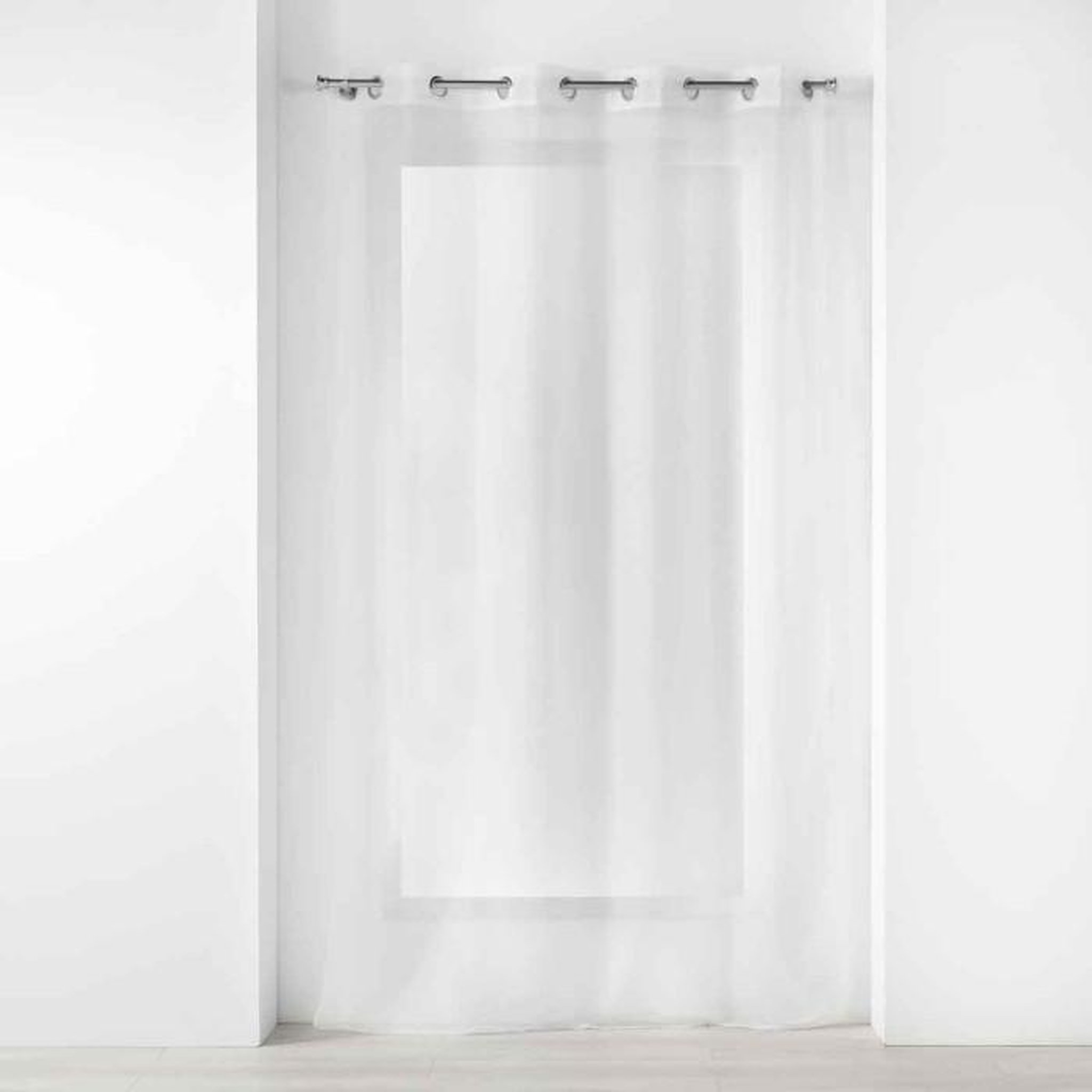 Voir la diapositive 1 : Paris Prix Rideau Voilage à Œillets  Voilizea  140x280cm Blanc
