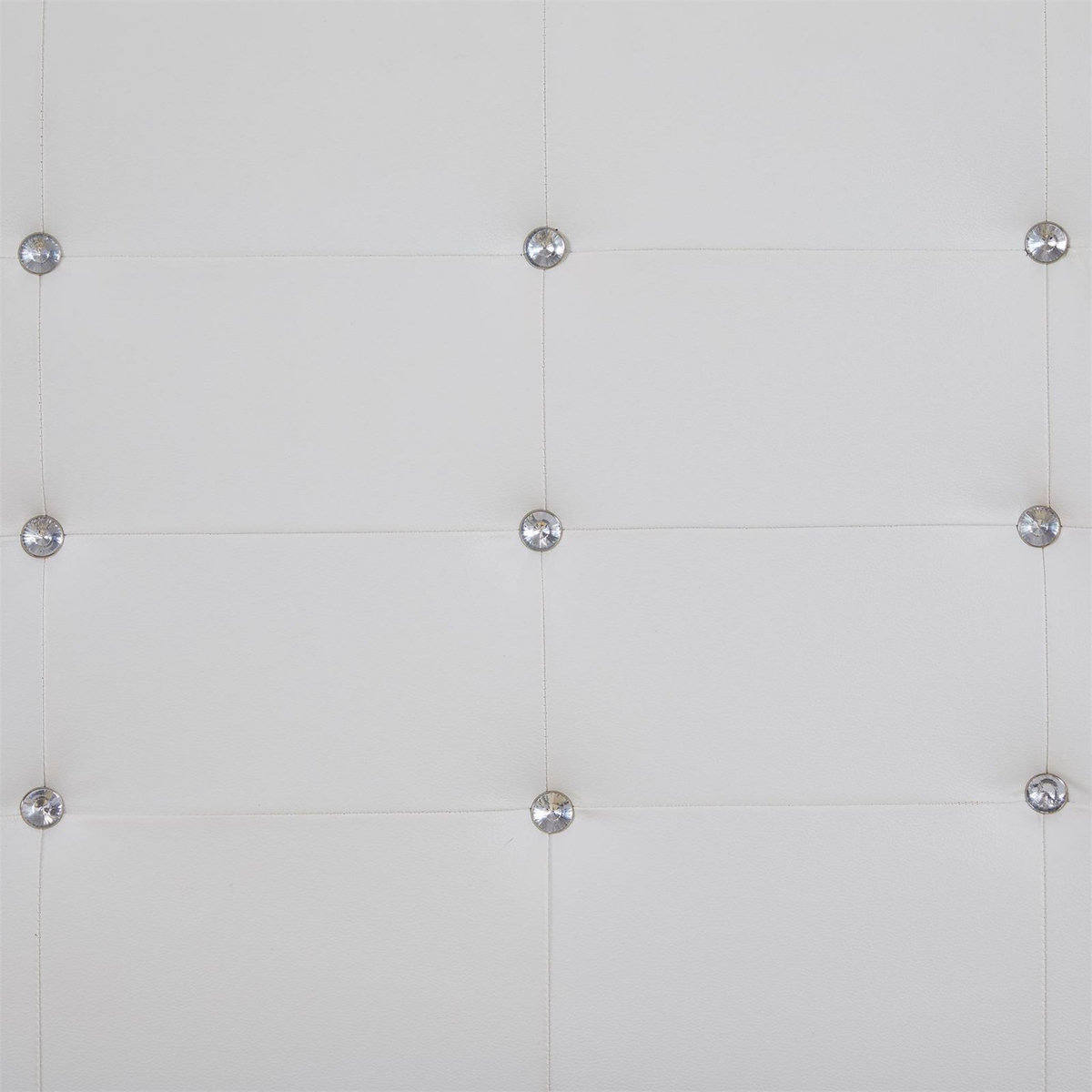 IDIMEX Lit double JOSY, 140 x 190 cm, capitonné avec sommier, revêtement synthétique