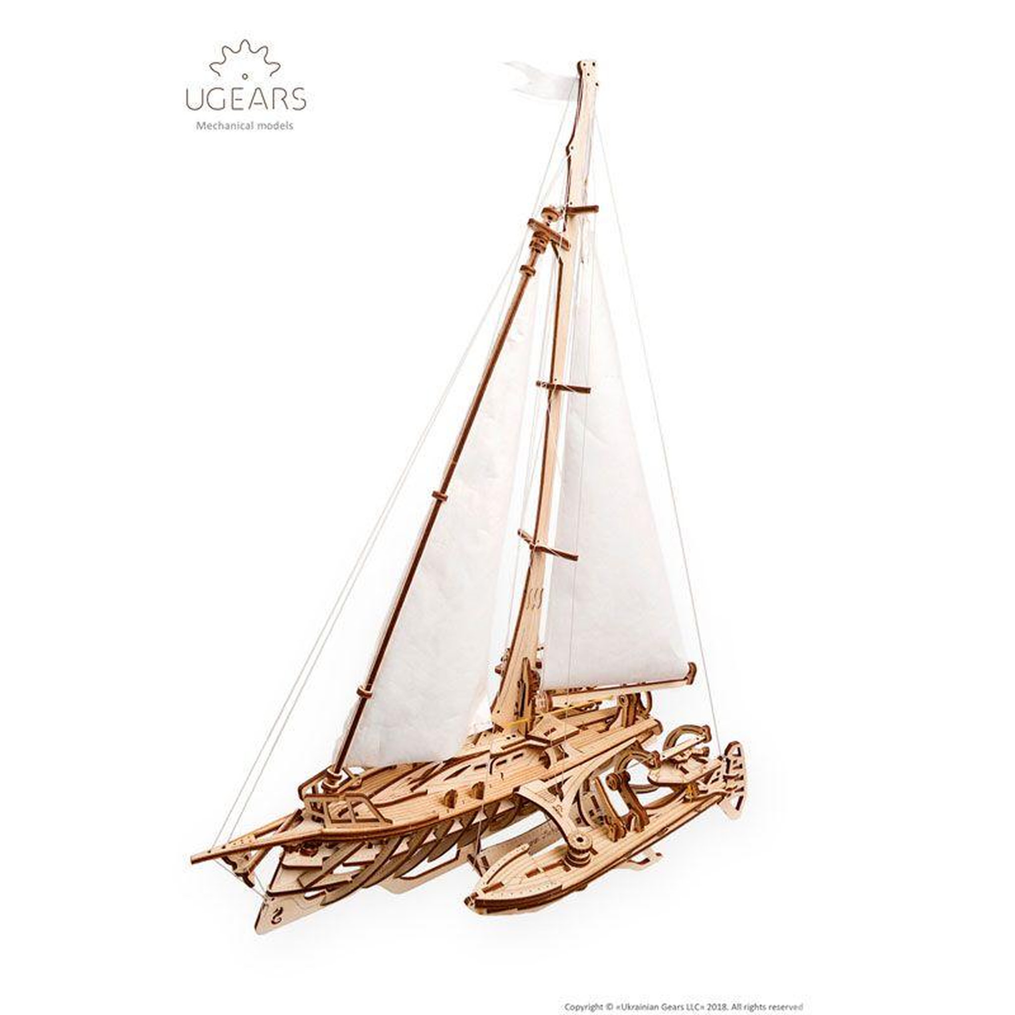 Graine créative Maquette en bois 3D - Trimaran