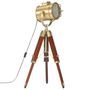 Voir la diapositive 2 : VIDAXL Lampadaire a trepied bois de manguier massif 69 cm