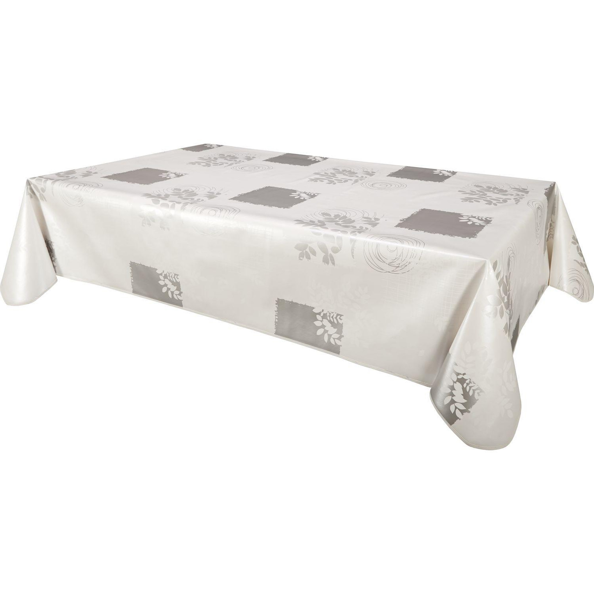 HABITABLE Toile cirée vera - 140 x 240 cm - blanc