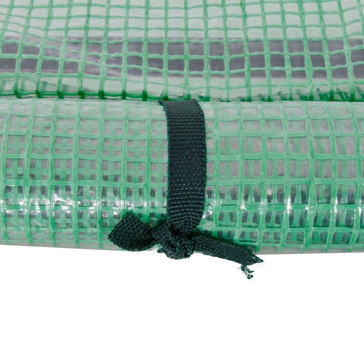OUTSUNNY Serre de jardin tunnel serre à tomates dim. 2L x 1l x 0,8H m porte zippée enroulable bâche PE acier vert