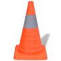 Voir la diapositive 3 : VIDAXL Cones de signalisation escamotables 5 pcs 42 cm