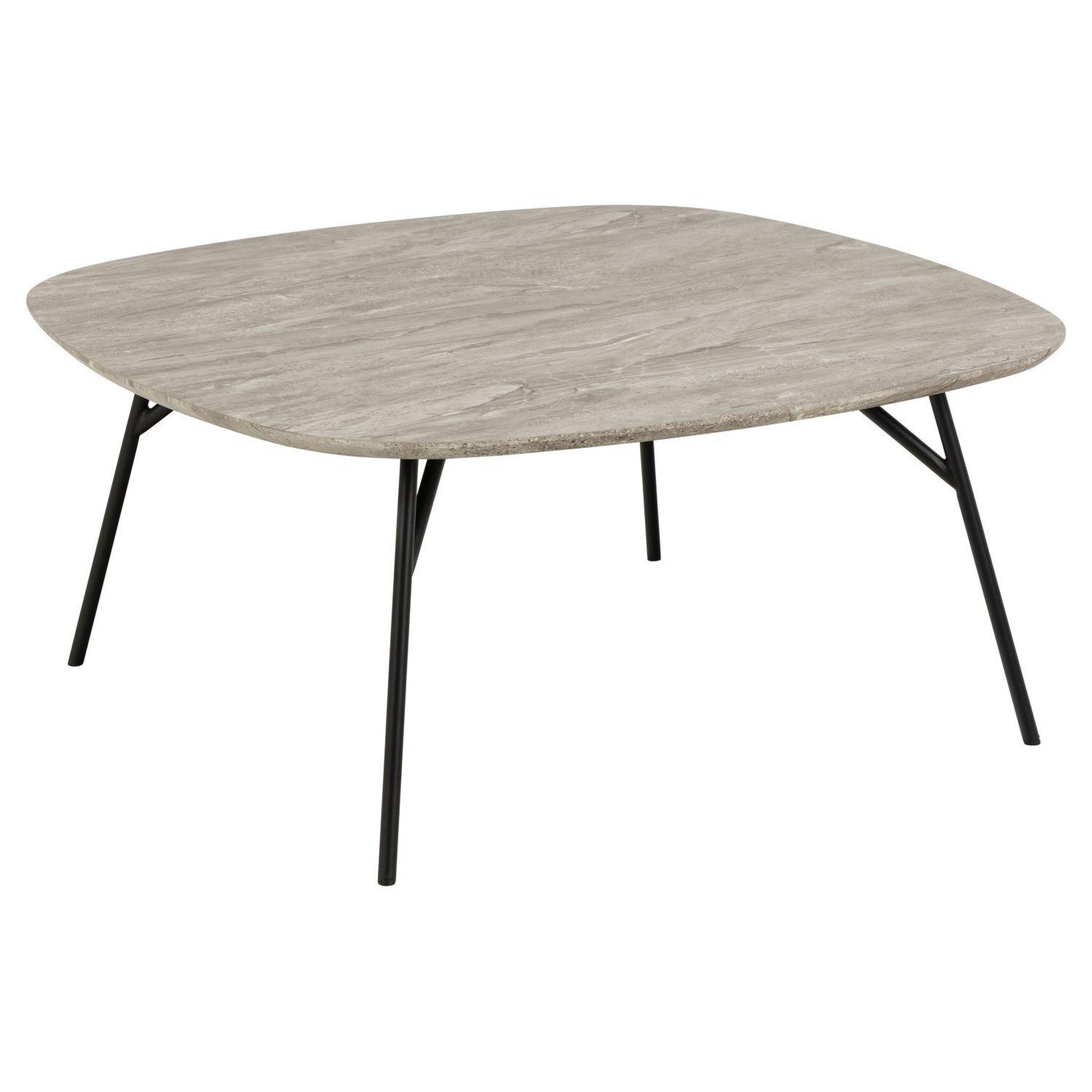 Voir la diapositive 1 : TOILINUX Table basse en bois et métal haldor