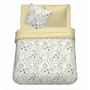 Voir la diapositive 2 : COTE DECO Parure housse de couette en polycoton motif floral ALICE