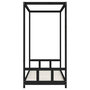 Voir la diapositive 5 : VIDAXL Cadre de lit pour enfants noir 90x200 cm bois de pin massif