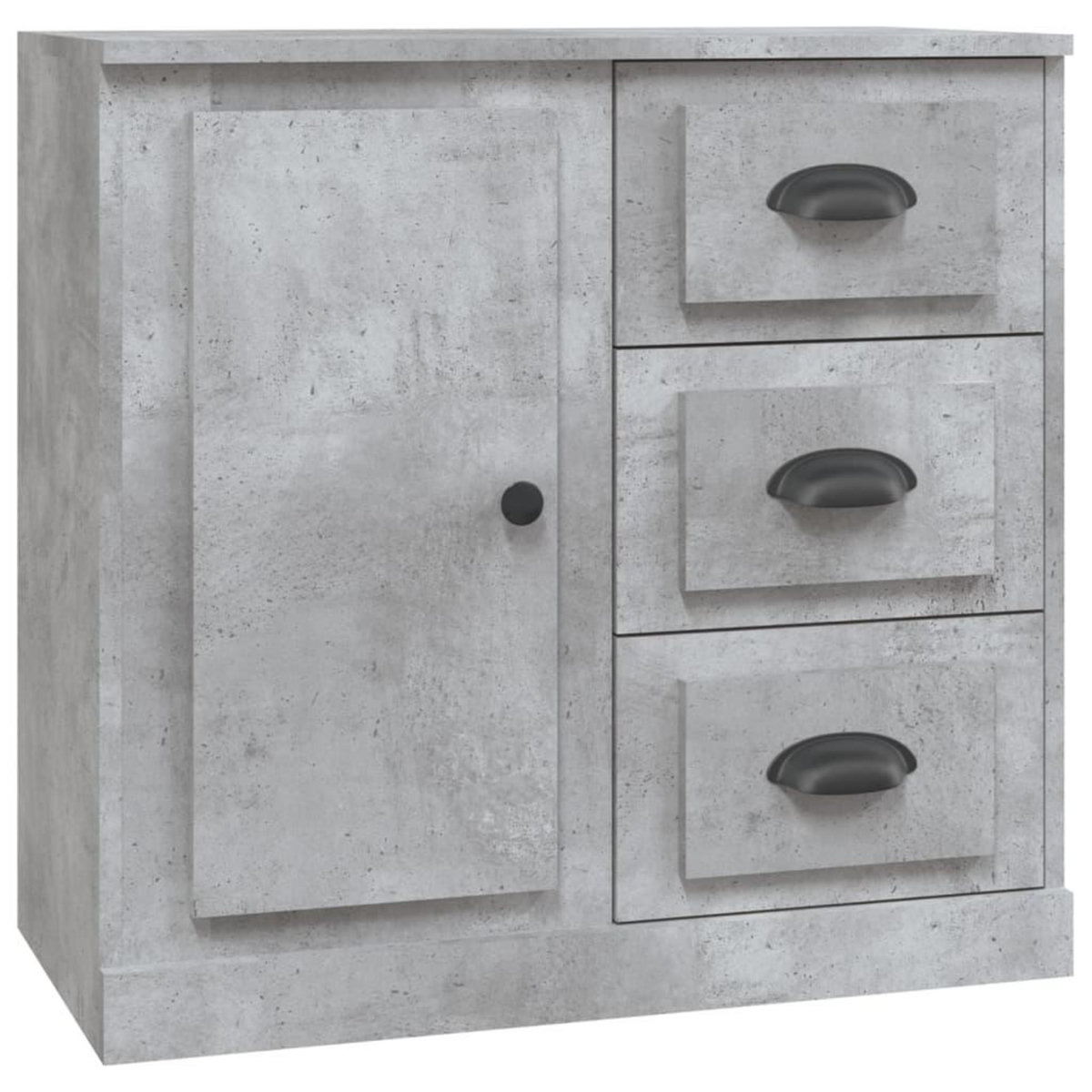 VIDAXL Buffet gris beton 70x35,5x67,5 cm bois d'ingenierie