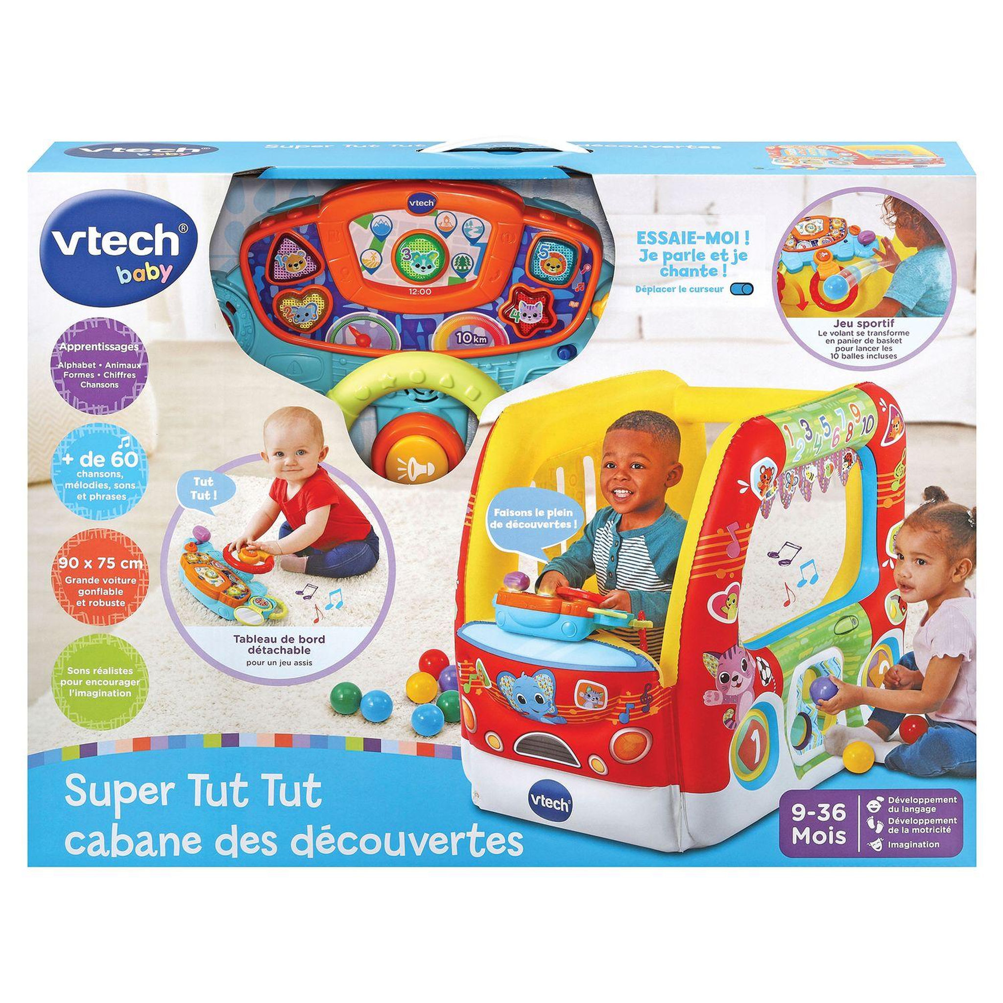 Voir la diapositive 1 : VTECH BABY Super Tut Tut Cabane des découvertes