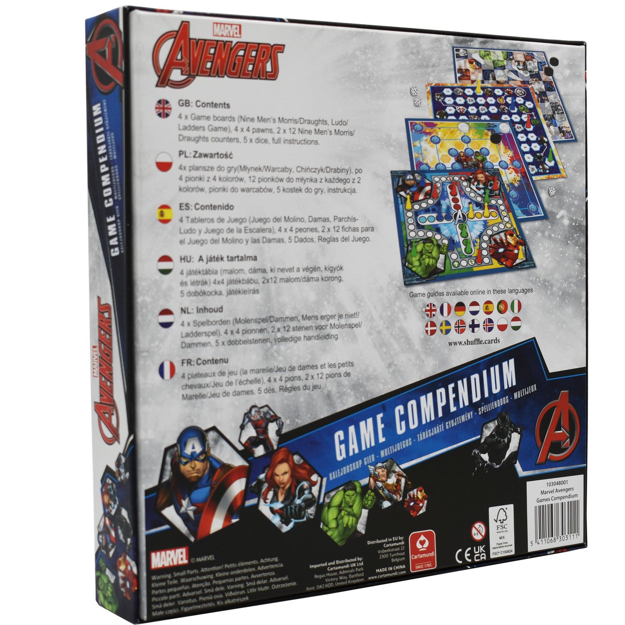 Voir la diapositive 6 : CARTAMUNDI Multijeux Avengers