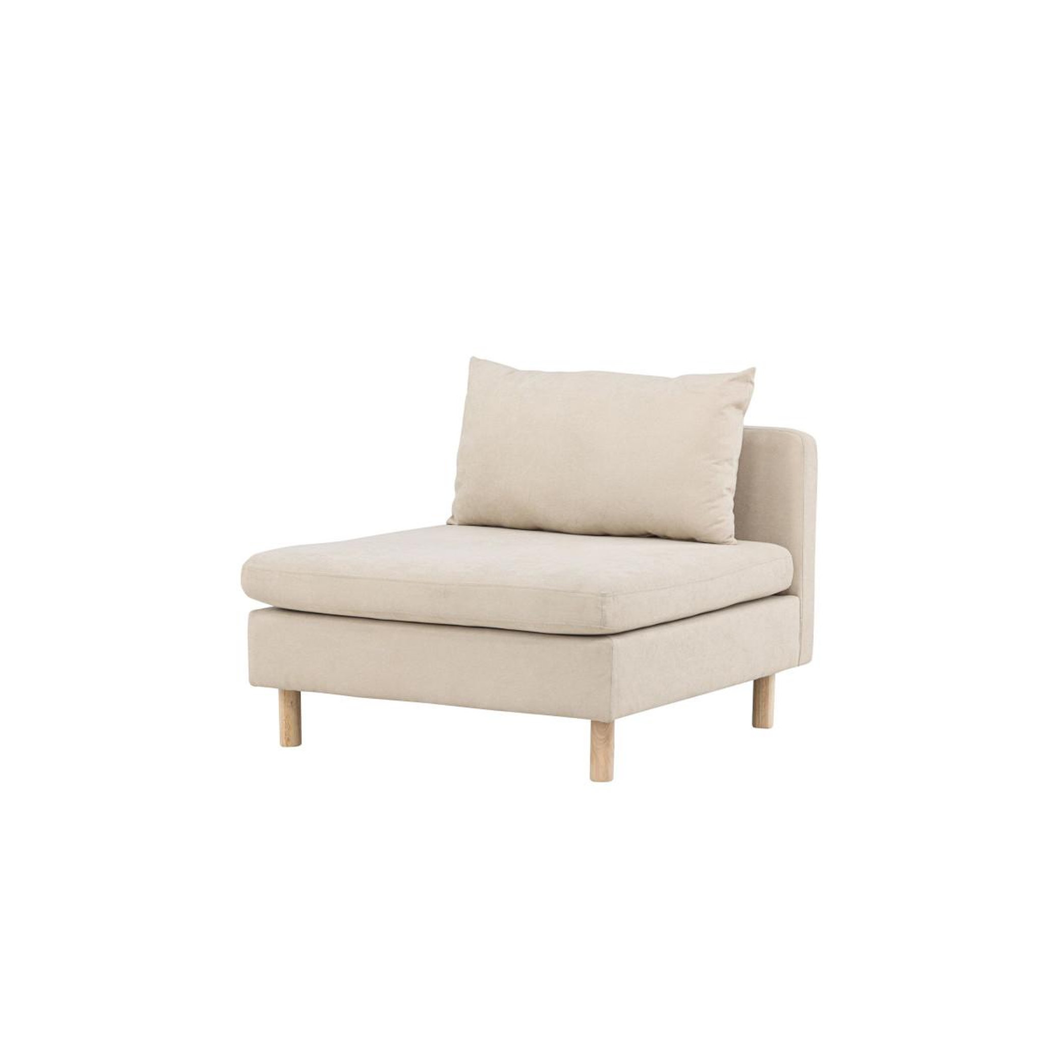 Voir la diapositive 3 : Paris Prix Module de canapé  zero  102cm beige