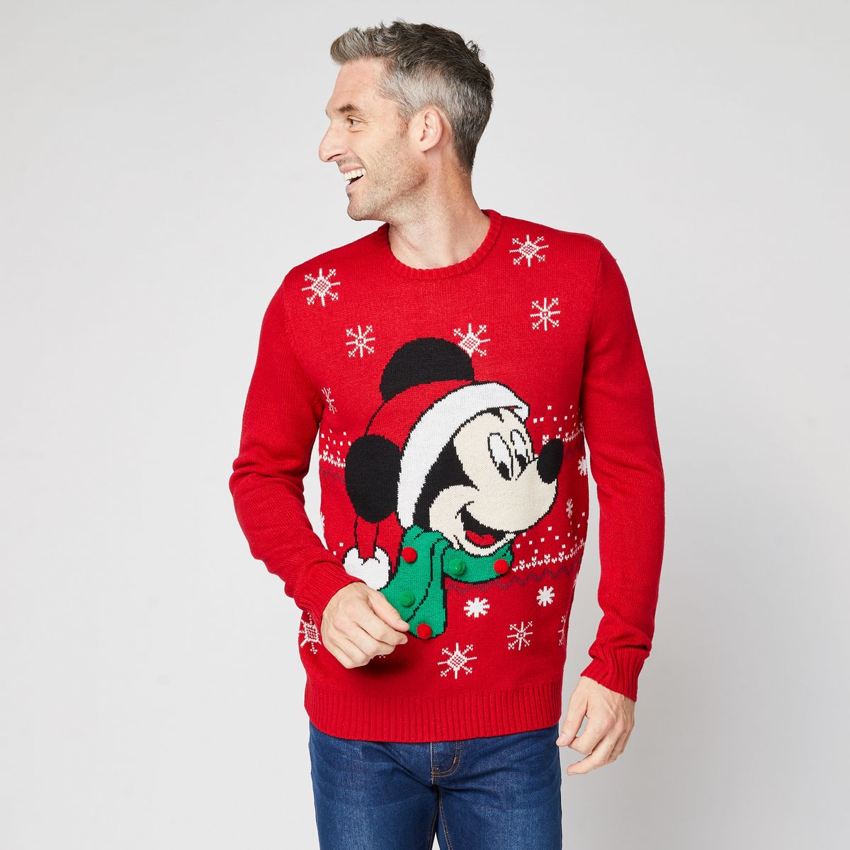 INEXTENSO Pull de noël rouge homme