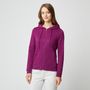 Voir la diapositive 2 : IN EXTENSO Sweat de sport zippé à capuche rose femme
