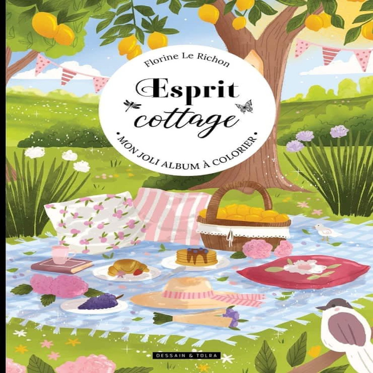 ESPRIT COTTAGE. MON JOLI ALBUM A COLORIER, Le Richon Florine