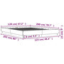 Voir la diapositive 6 : VIDAXL Cadre de lit sans matelas sonoma gris 120x200 cm