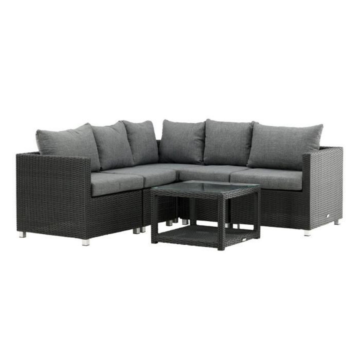 Paris Prix Salon de Jardin  Vamos  200cm Noir