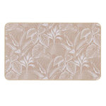 Paris Prix Tapis Déco Imprimé  Stylis  45x75cm Naturel & Blanc