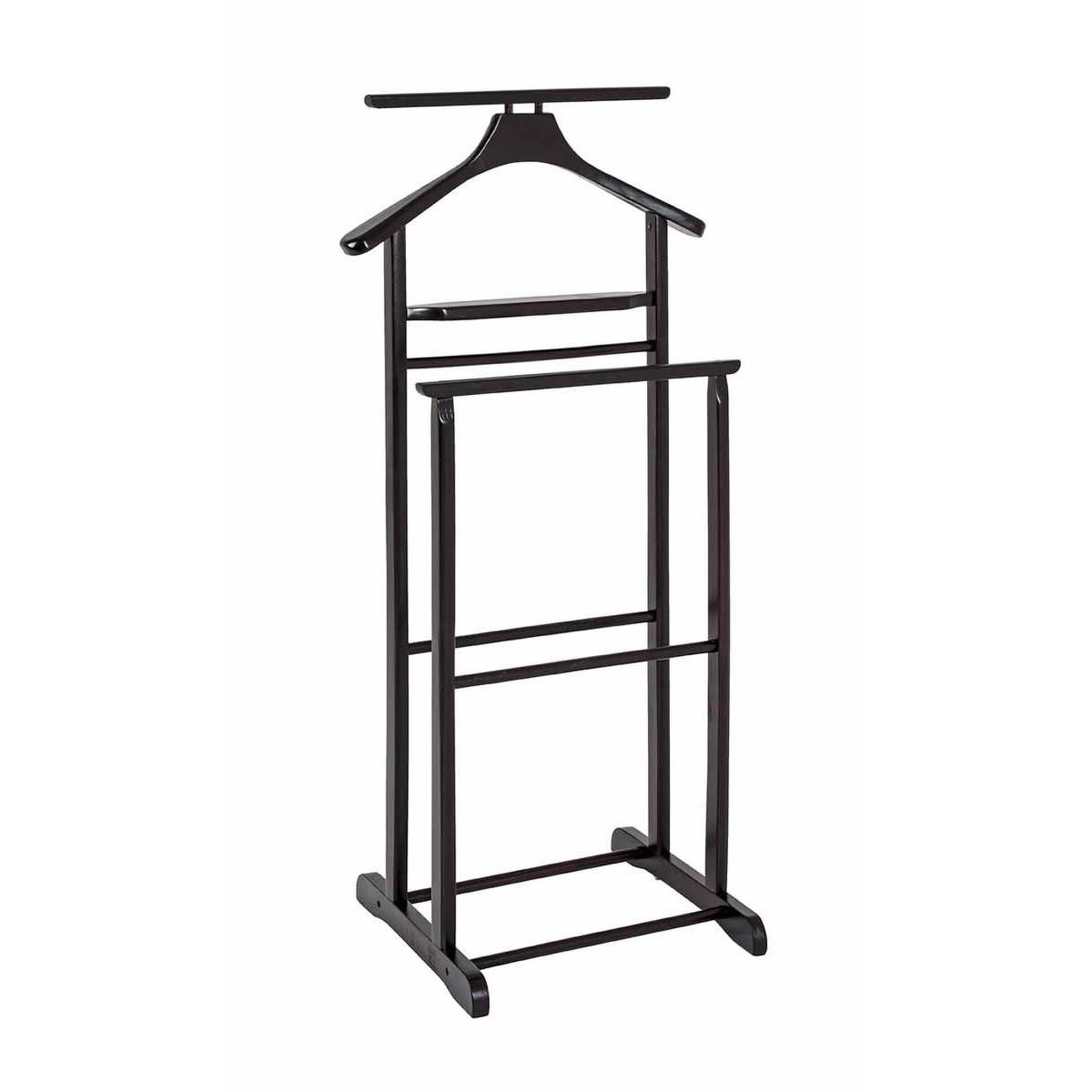 Paris Prix Valet de chambre en bois  veoh  102cm marron foncé