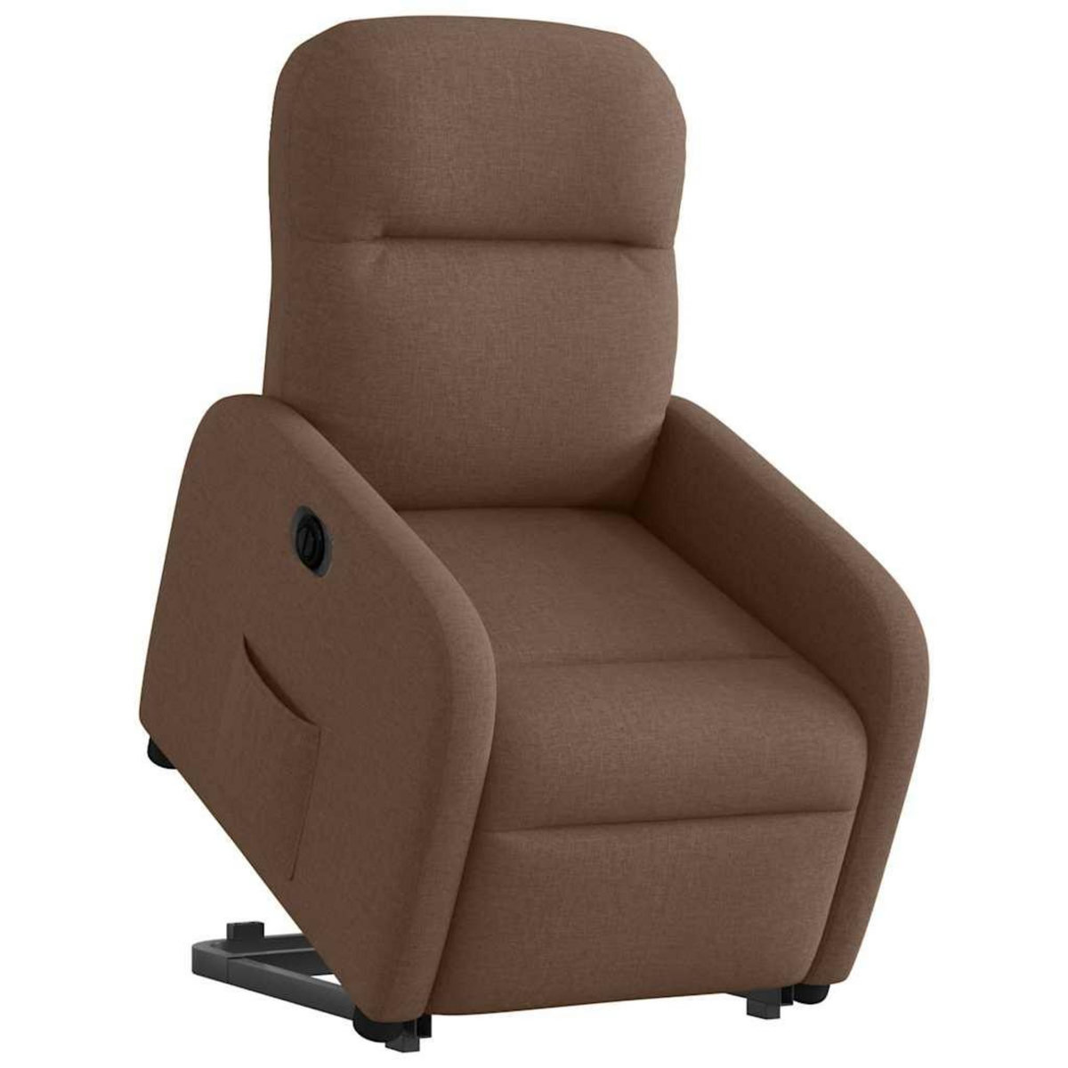VIDAXL Fauteuil inclinable electrique marron tissu