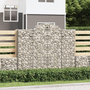 Voir la diapositive 1 : VIDAXL Paniers a gabions arques 18 pcs 200x50x160/180 cm Fer galvanise