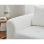 Voir la diapositive 3 : LISA DESIGN Rune - fauteuil - en tissu bouclette