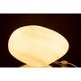 Voir la diapositive 3 : Paris Prix Lampe à Poser Ovale  Pearl  40cm Blanc
