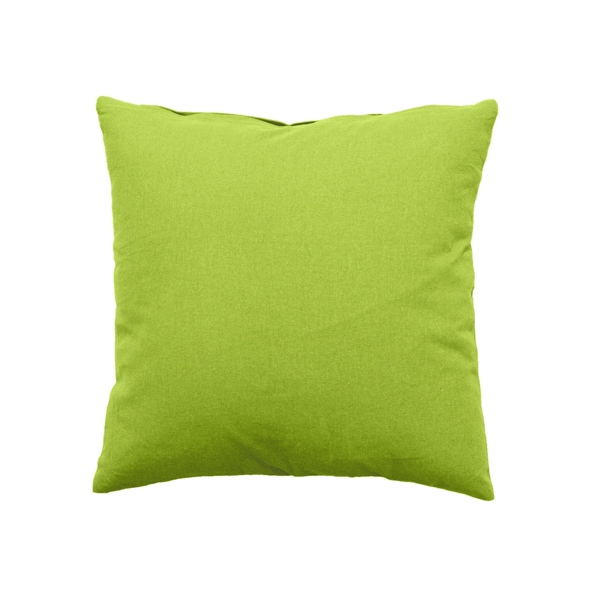 TOILINUX Coussin uni effet Bachette déhoussable - 40 x 40 cm. Coloris disponibles : Rose, Marron, Bleu, Jaune, Gris, Beige