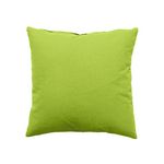 TOILINUX Coussin uni effet Bachette déhoussable - 40 x 40 cm. Coloris disponibles : Marron, Noir, Bleu, Rose, Gris, Beige, Jaune