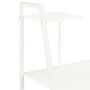 Voir la diapositive 5 : VIDAXL Bureau avec etagere Blanc 102x50x117 cm