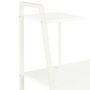 Voir la diapositive 5 : VIDAXL Bureau avec etagere Blanc 102x50x117 cm