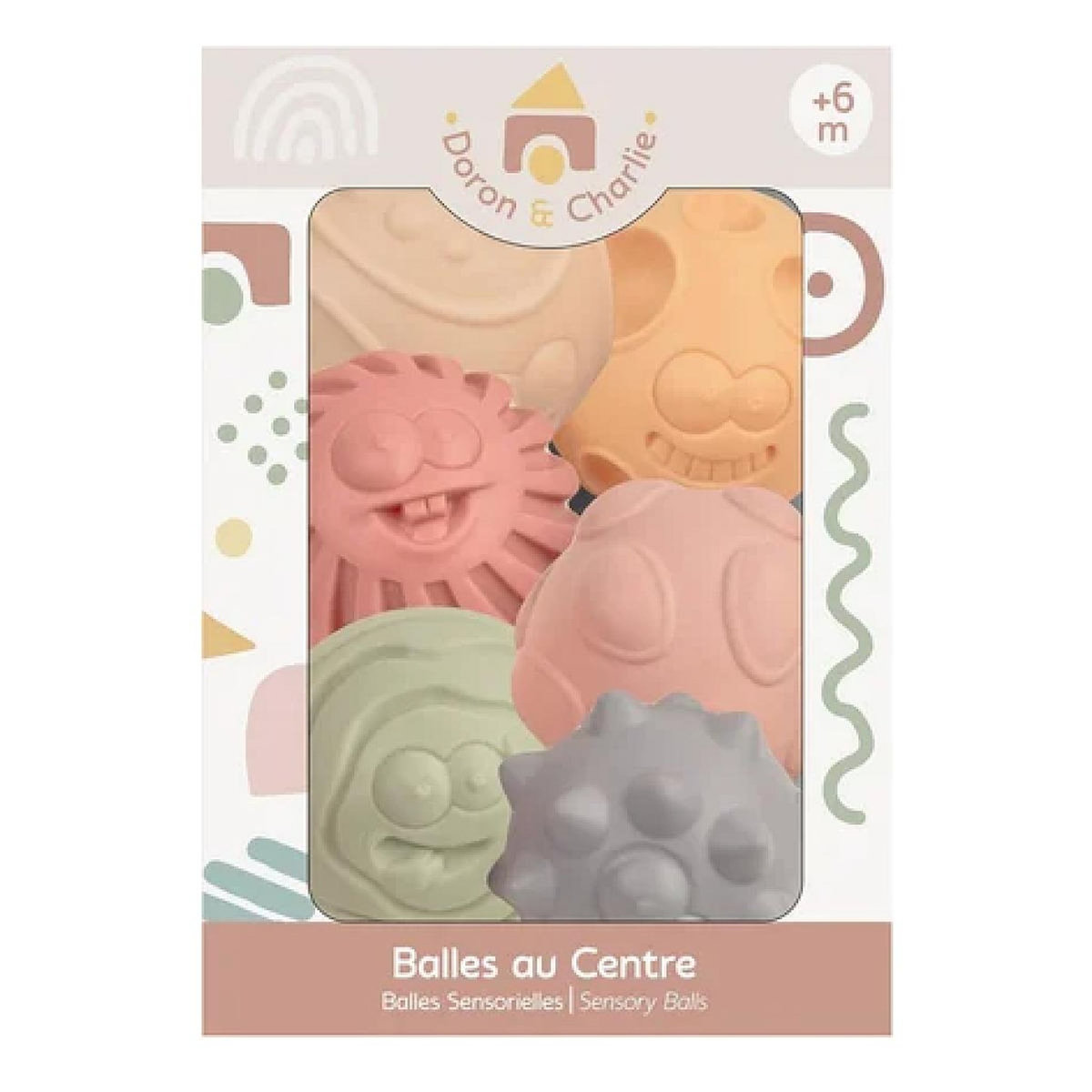 MGM 6 Balles Souples Sensorielles