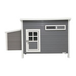 KERBL Kerbl Poulailler Barney Plastique 137x73x83 cm Gris et blanc