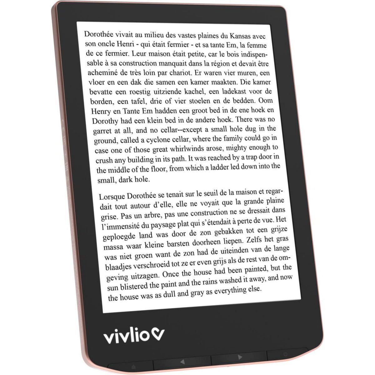 VIVLIO Liseuse eBook LIGHT HD Bronze
