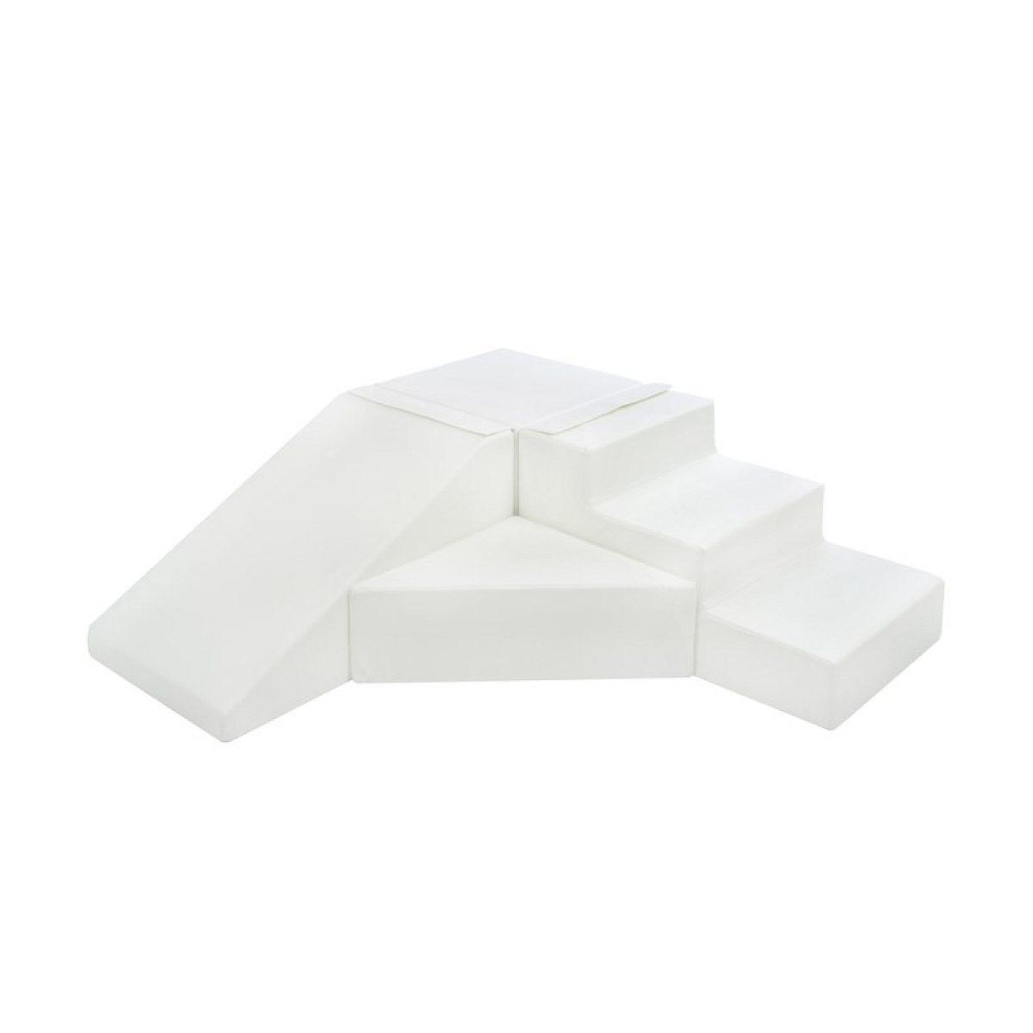 VELINDA Set de 4 blocs en mousse blanc