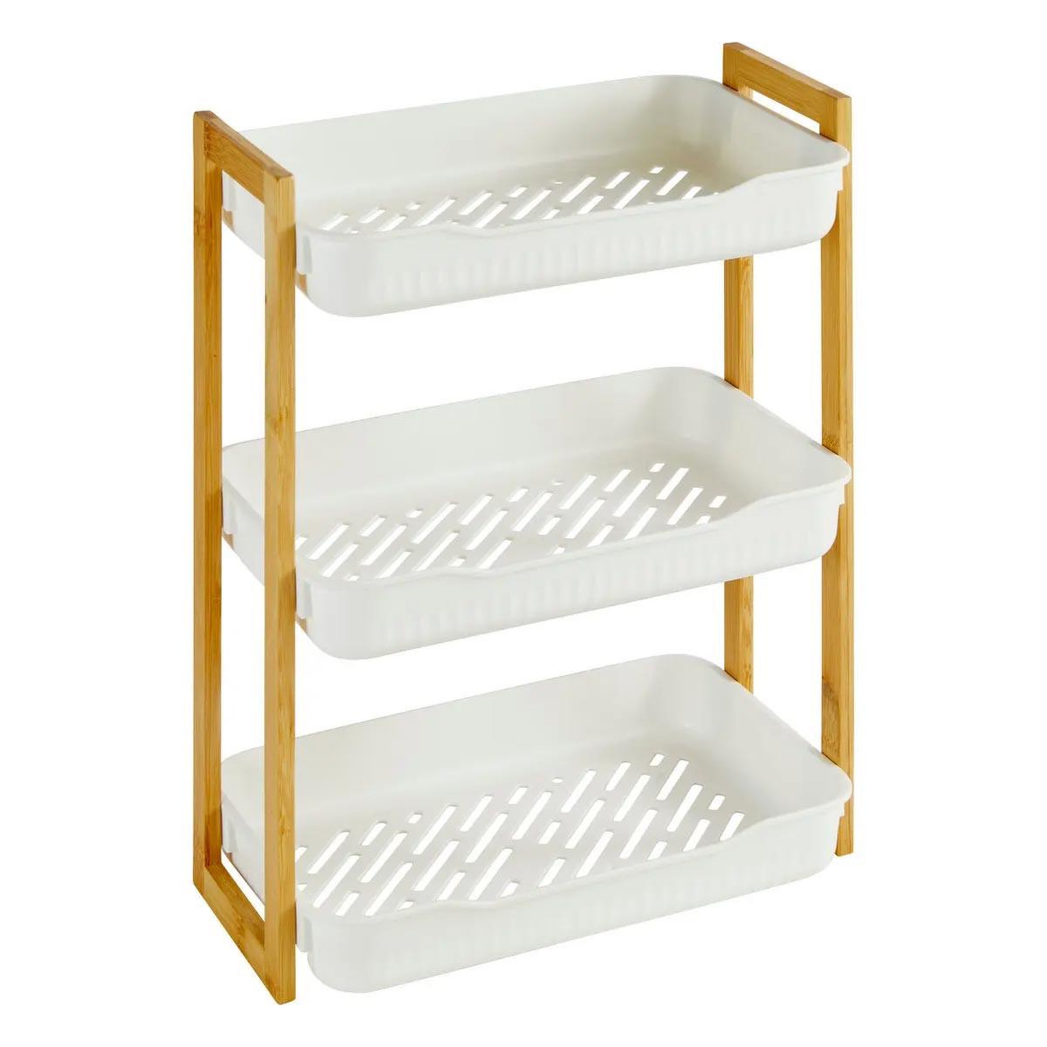 FIVE Étagère de douche 3 niveaux  natureo  45cm blanc