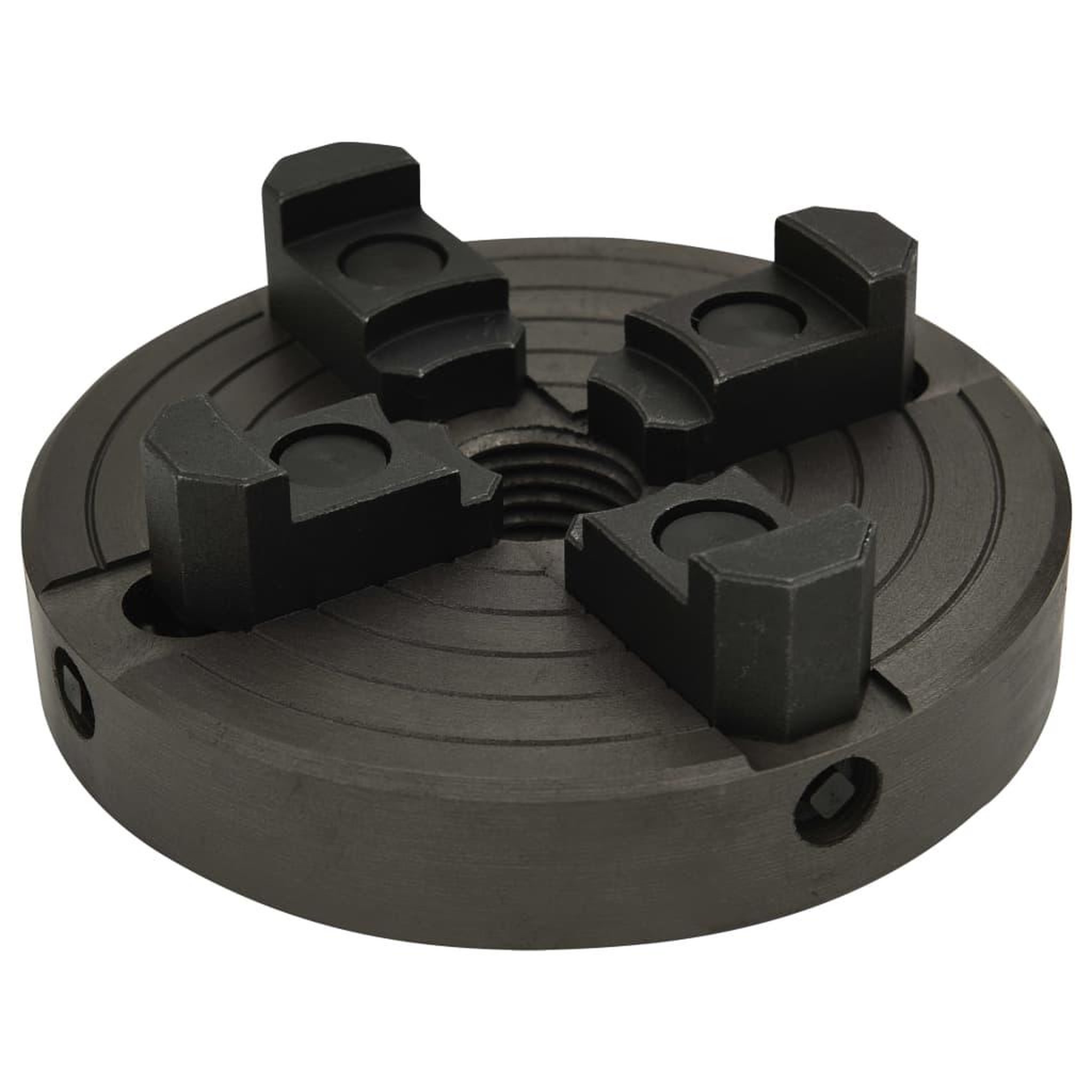 Voir la diapositive 5 : VIDAXL Mandrin a bois a 4 machoires connexion M33 acier noir 150x63 mm