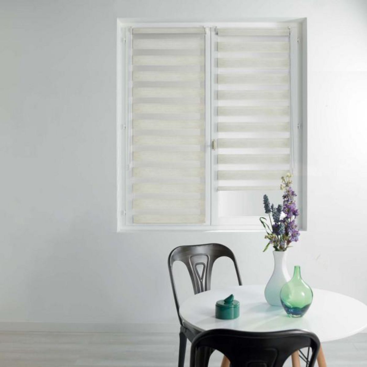 Paris Prix Store Enrouleur Jour Nuit  Daynight  90x180cm Lin