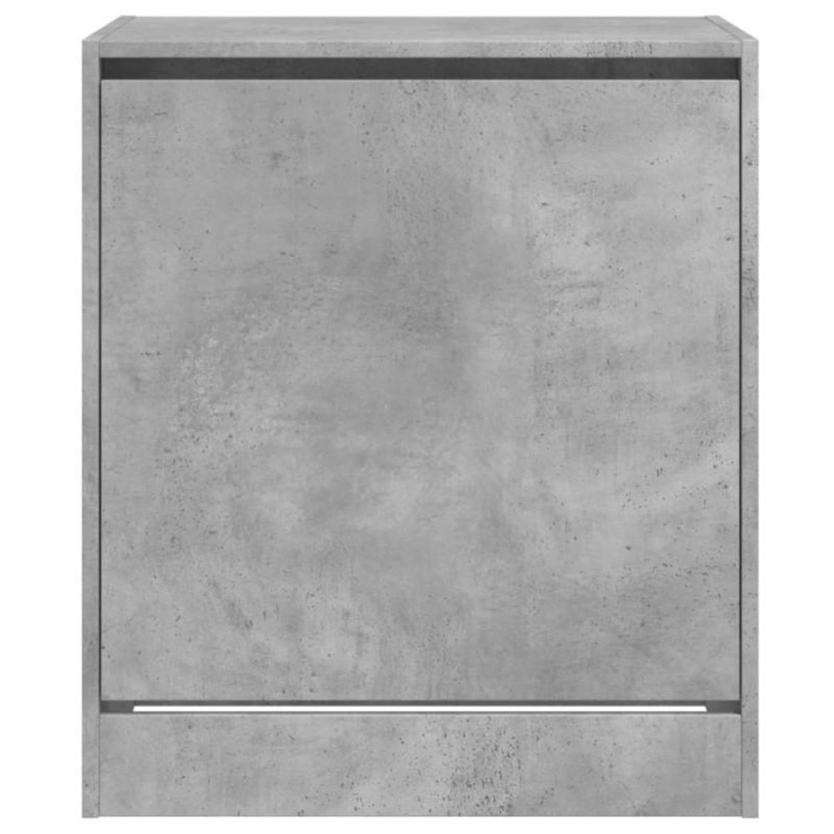 VIDAXL Armoire à chaussures gris béton 60x42x69 cm bois d ingénierie