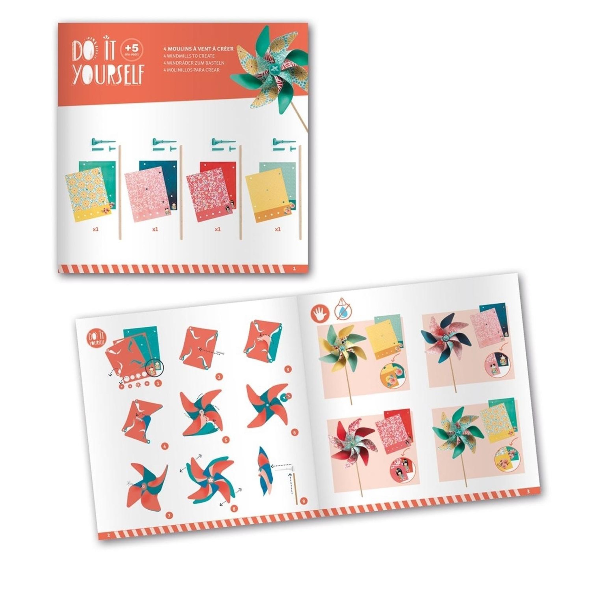 Voir la diapositive 5 : Djeco Sweet moulin a vent diy crea