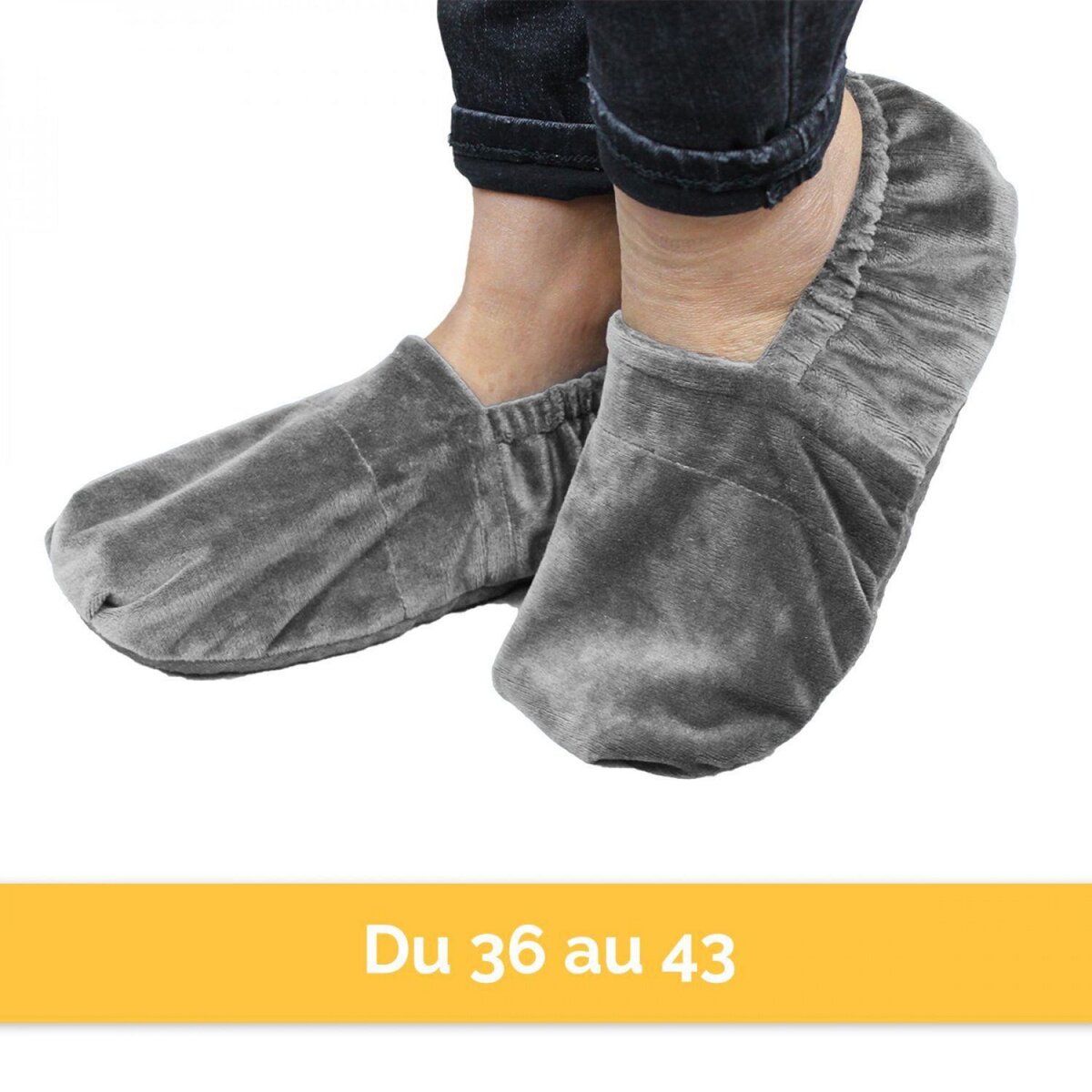 VIVEZEN Chaussons chauffants universels taille 36 au 43
